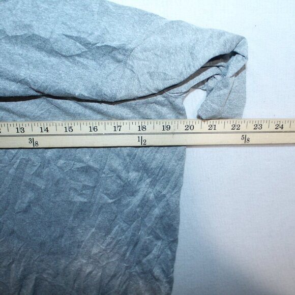 The Nike Tee Men Gray Tee Shirt Running Dri Fit Casual Size LT - Picture 9 of 10